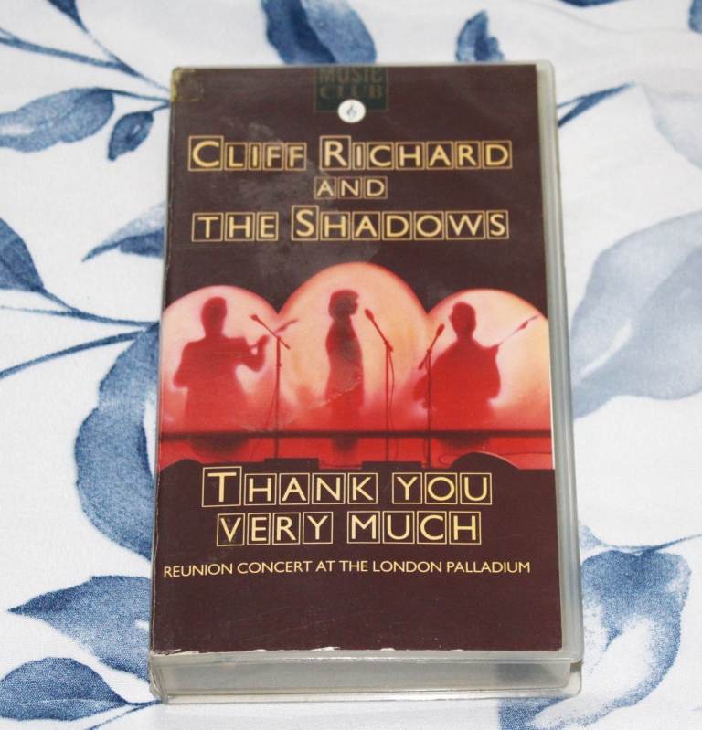 Cliff Richard & The Shadows : Live Thank You Very Much - 1981 VHS - Music Video