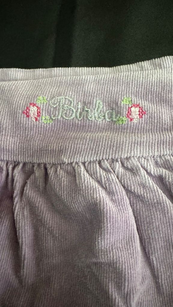 Burns 24 month lavender corduroy ballon skirt - Italian 
