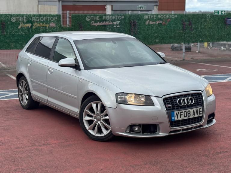 2008 AUDI A3 2.0 TDI S-LINE 5 DOOR + LONG MOT + JUST BEEN SERVICED +BARGAIN !!! 