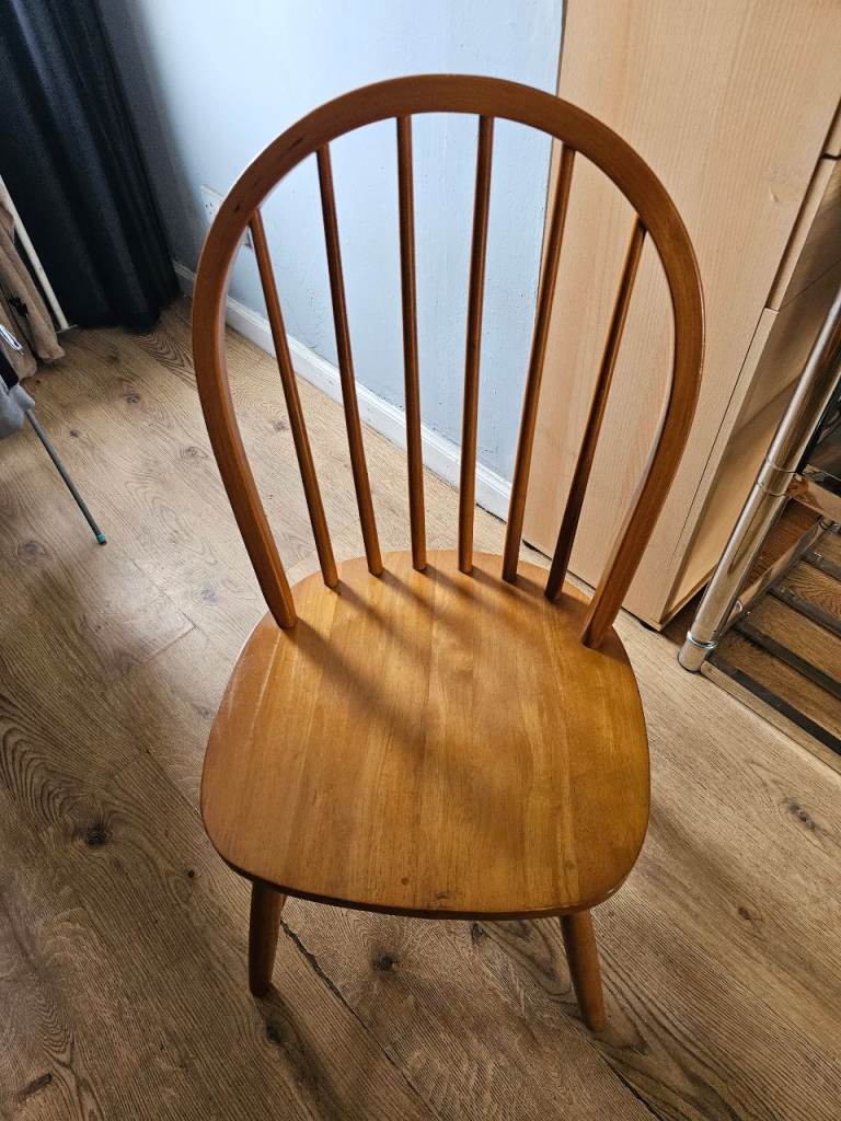 wanted round back pine chairs