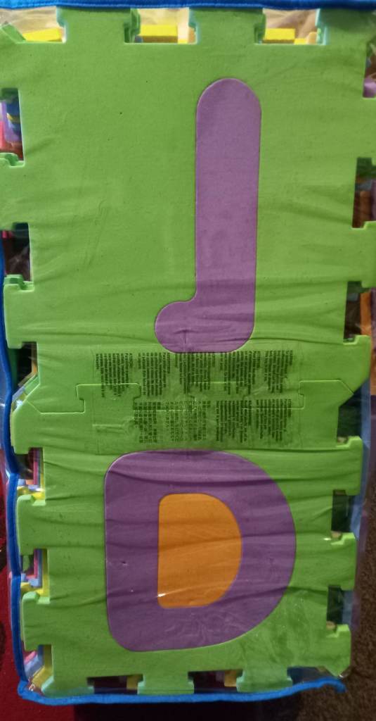 Set of Alphabet foam play mats