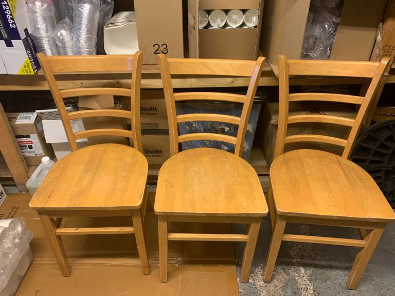 4 x cafe chairs 