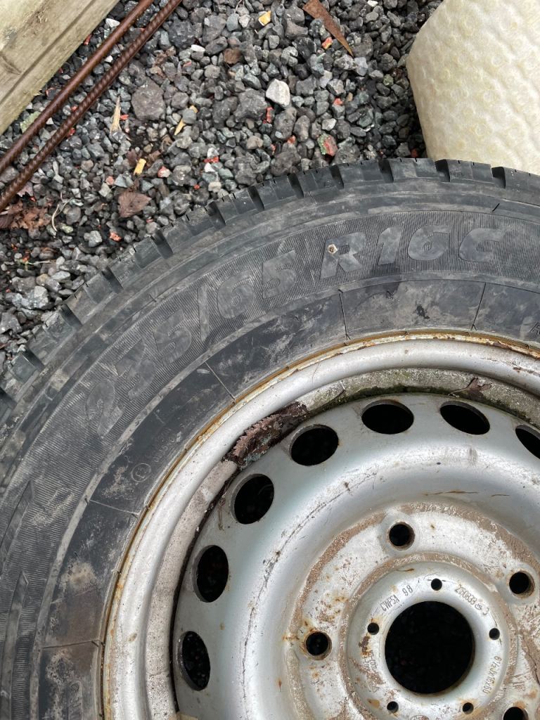 Mk8 transit wheel & tyre 