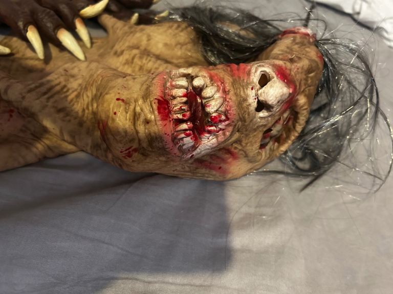 Halloween Zombie Mask and Hands – Good Condition