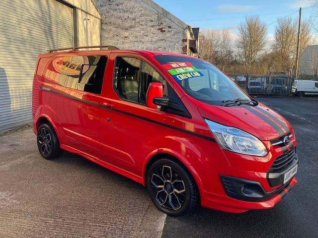 2014 Ford Transit Custom 2.2 TDCi 155ps Low Roof Van Sport PANEL VAN DIESEL Manual