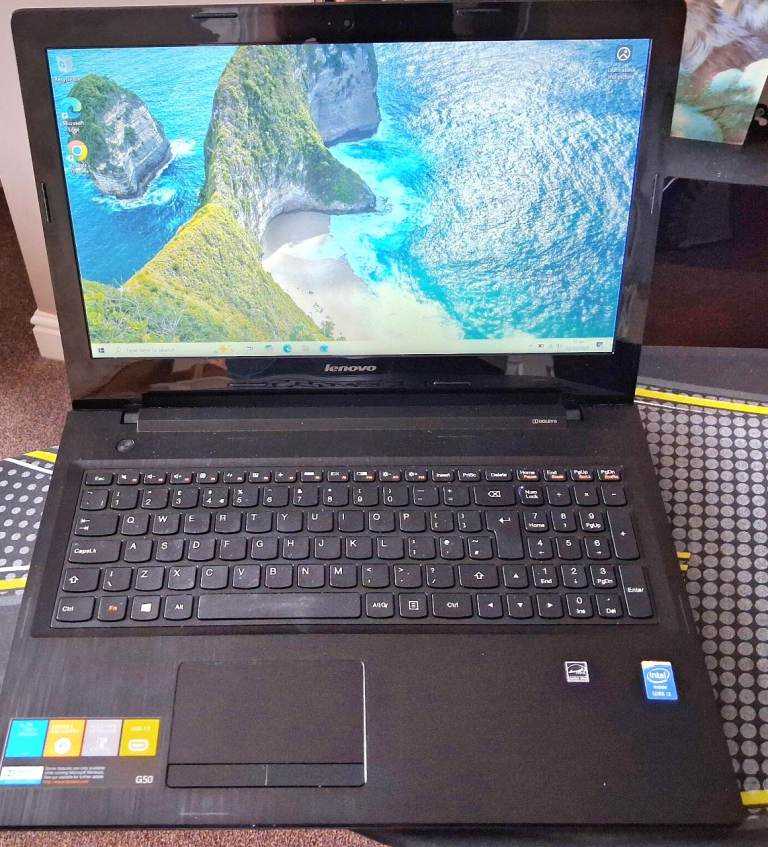 Lenovo G50 laptop, 4th Gen i3 1.7Ghz, 8GB RAM, 128GB SSD, 15.6" Display