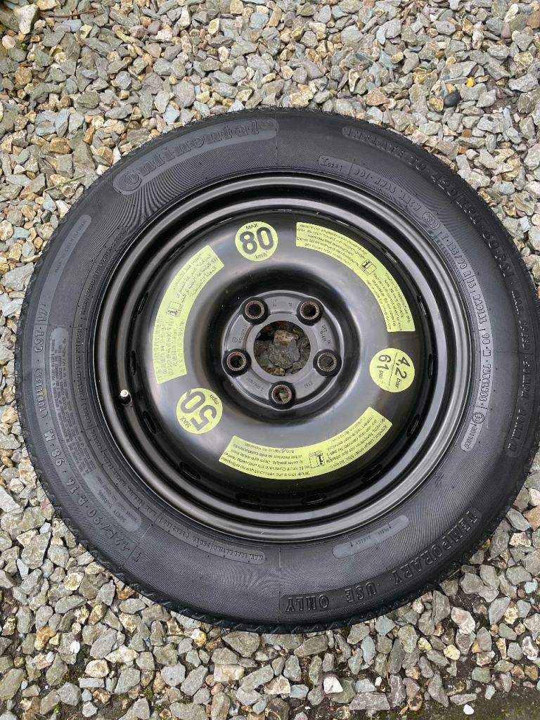 Mini one 2014 onwards.  16” space saver wheel 