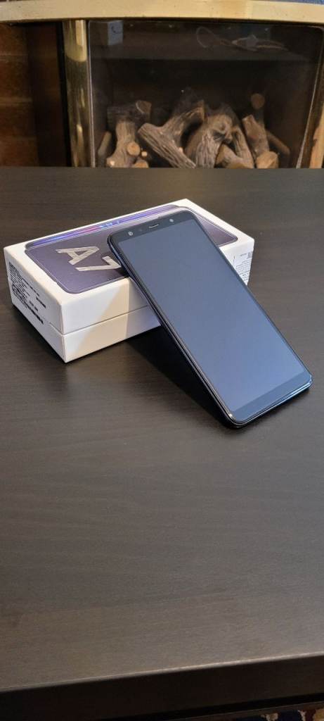 Samsung Galaxy A7, 128GB Unlocked Black, Dual SIM, Smart Phone (SM-A750GN/DS)