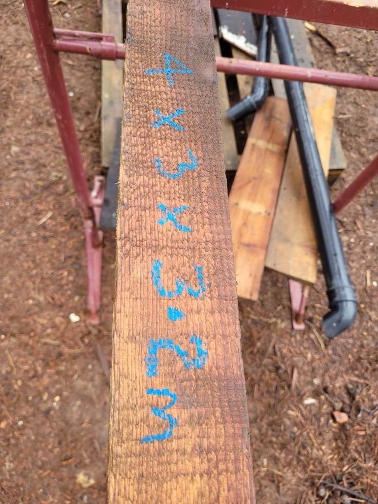 Wooden Lintel 4x3 in x 3.2m (10f 6in)