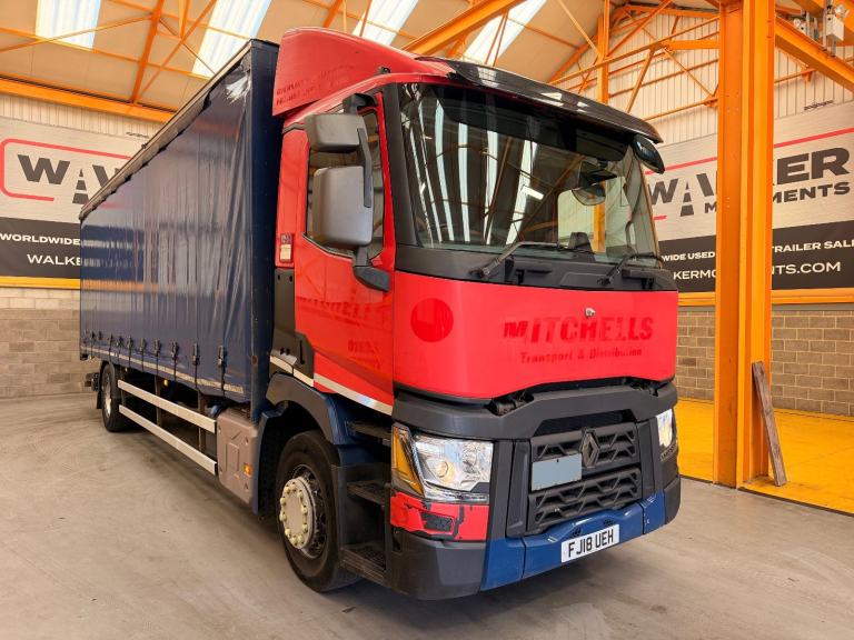 RENAULT T380 *EURO 6*, 26 TONNE 6X2 CURTAINSIDER - 2018 - FJ18 UEH