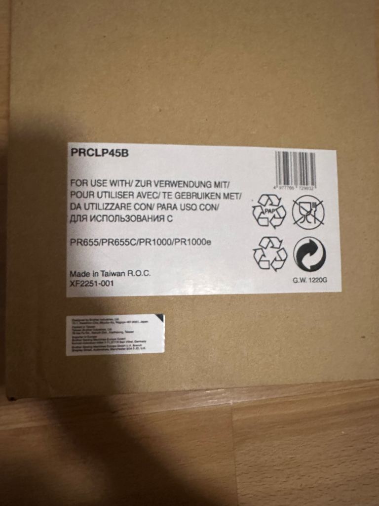 Brother PRCLP45B Clamp Frame - New in Box