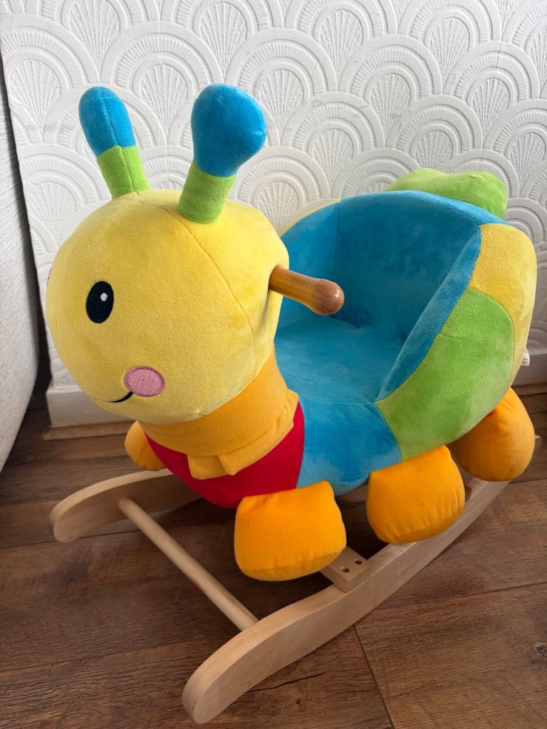 Caterpillar rocking baby toy 