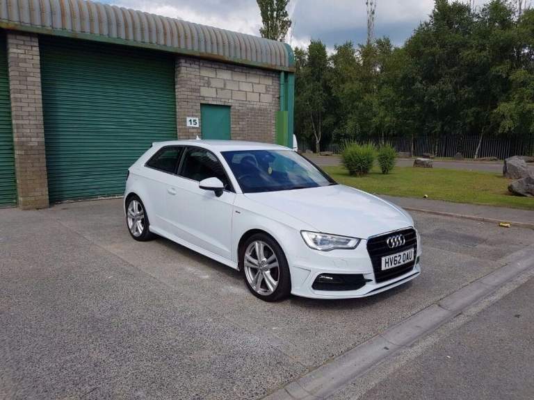 AUDI A3 WHITE 2012 - 2016 BREAKING SPARES AIRBAG LEATHER SEATS ALLOY DOORS AXLE HUBS CORNERS