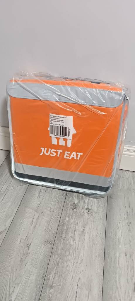 Just Eat Delivery Backpack / Food Delivery Bag – Brand New & Unused - Orange