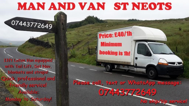 MAN AND VAN ST NEOTS