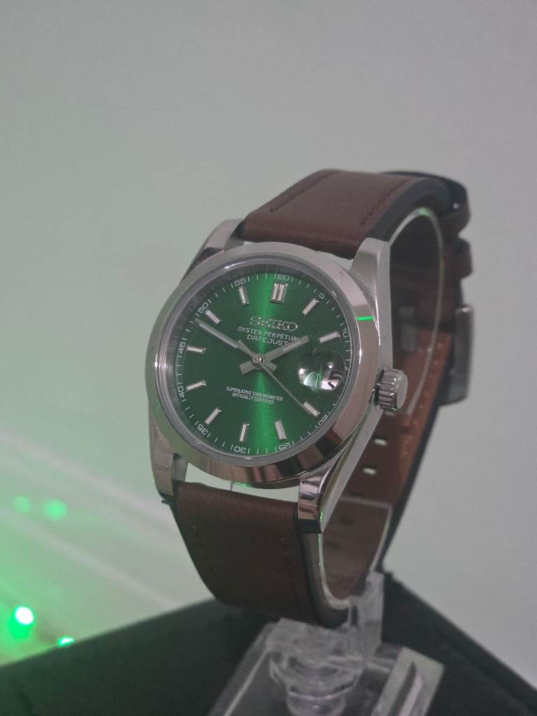 Green seiko automatic mod