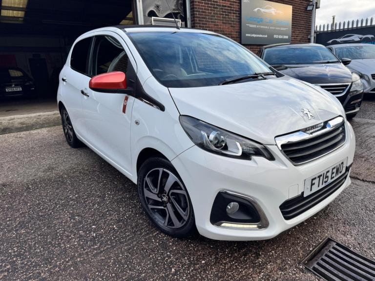 2015 Peugeot 108 1.2 PureTech Roland Garros Top! Euro 6 5dr HATCHBACK Petrol Manual