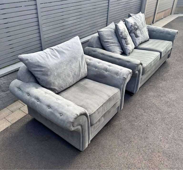 All Brand new 2+1 seater sofa grey ~ Free Delivery All Over Uk 