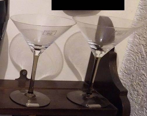 Laura Ashley 'Home' Brand Martini Glasses UNUSED (PRICE IS FOR BOTH)