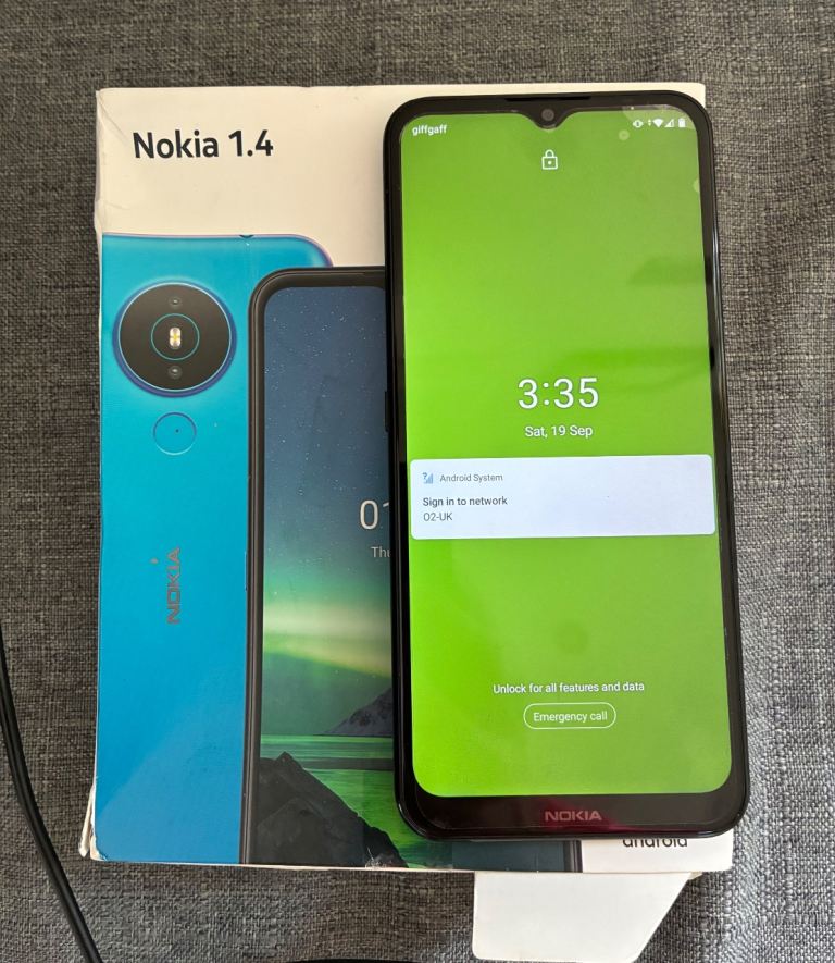 Nokia 1.4 Smartphone – Black, As Good As New