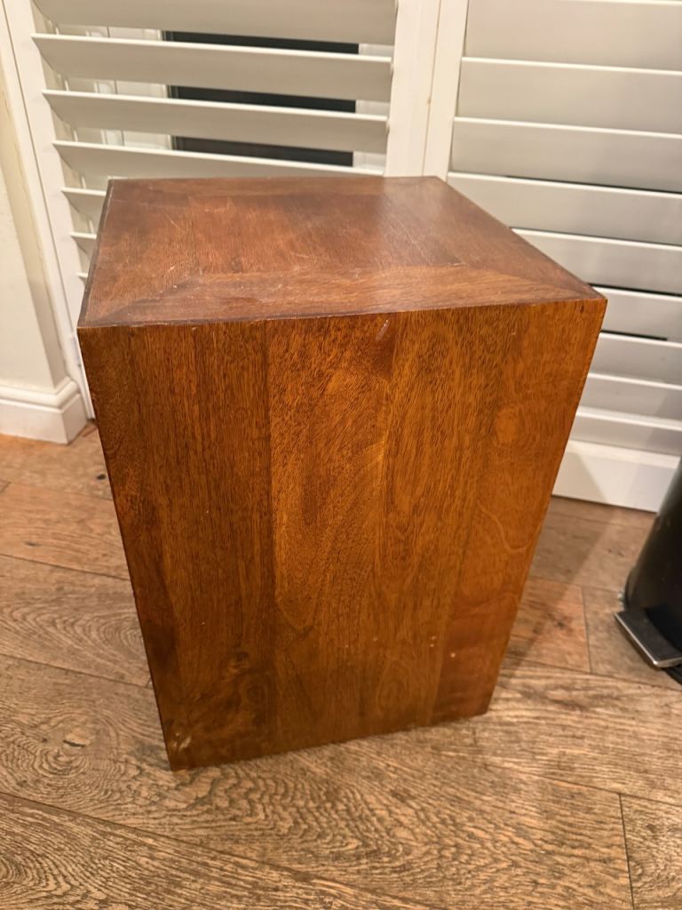 Wood cube table from next , some minor signs of wear to be expected 