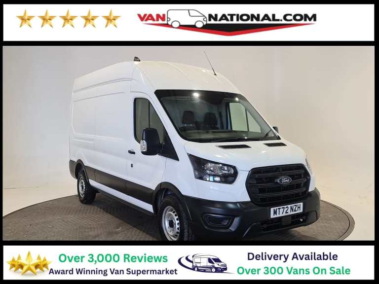 2022 Ford Transit 2.0 350 ECOBLUE LEADER L3 H3 130 BHP LWB Panel Van Diesel Manual