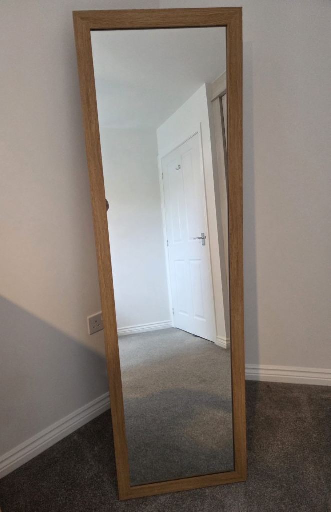 Free standing mirror.