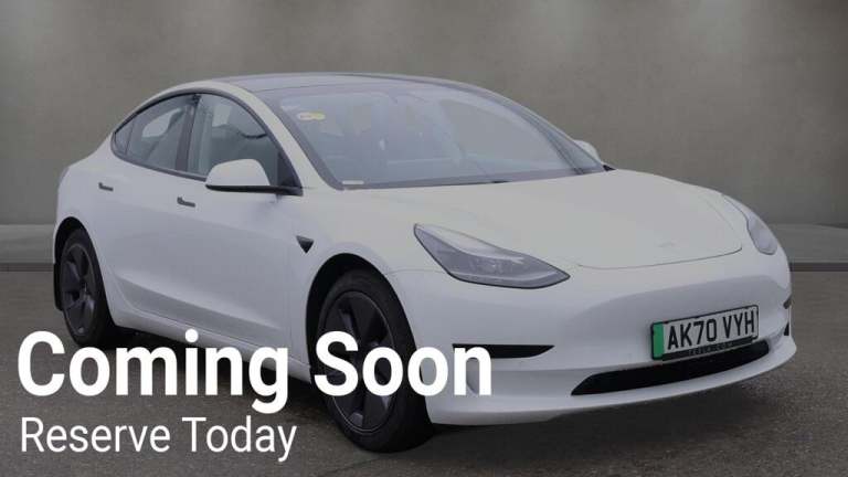 2020 Tesla Model 3 Standard Plus 4dr Auto SALOON ELECTRIC Automatic