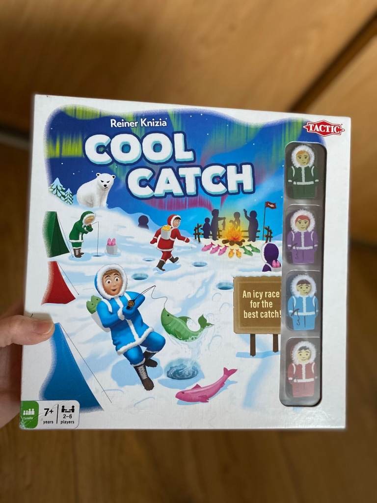Cool Catch board game, Tactic, age 7+, 2-6 players, NEW just slight damage to box