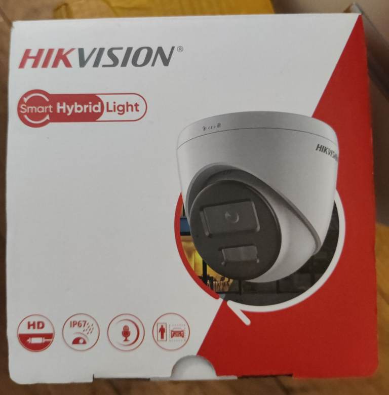 Hikvision Camera Supply with fitting