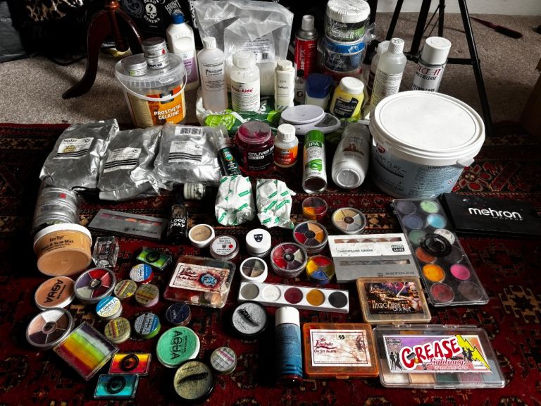 Large Job Lot of Makeup and Face Paint Supplies – Various Brands