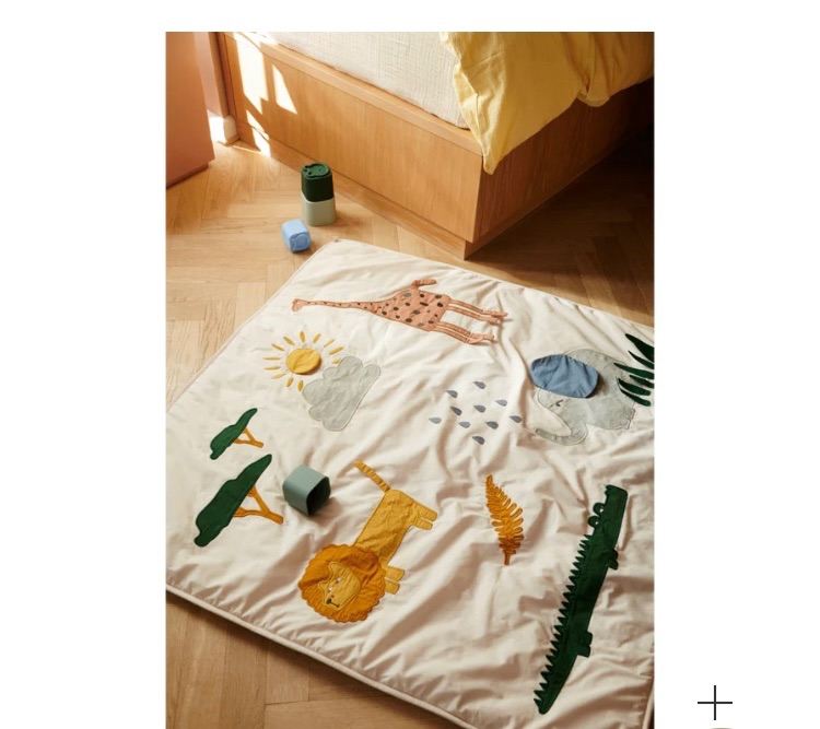 New. LIEWOOD. Glenn Activity Blanket Safari Sandy Mix  RRP £120 Selling £105