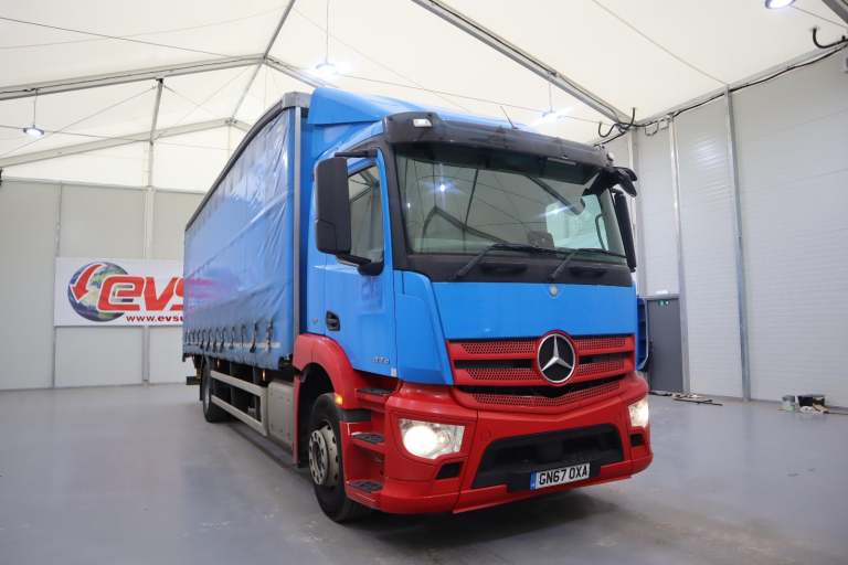 2017 (67 PLATE) Mercedes Benz ANTOS 1824 4x2 Euro 6 Curtainsiders