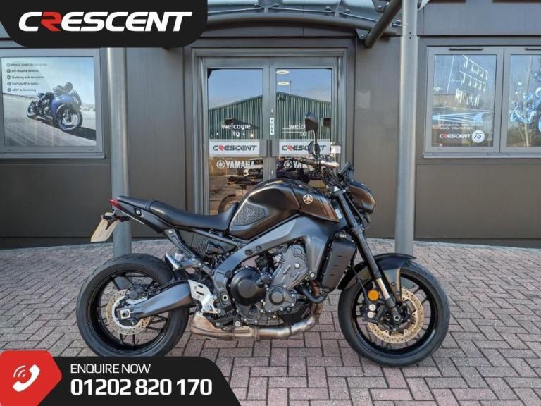 YAMAHA MT-09 2022 - TECH BLACK - 1 OWNER - NEW PAIR OF TYRES - TAIL TIDY FITTED