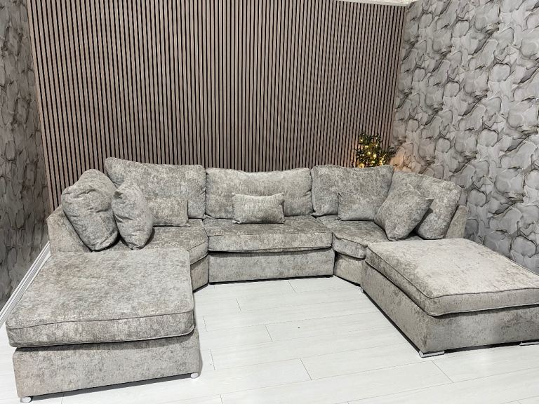 Large u shape sofa delivery available 