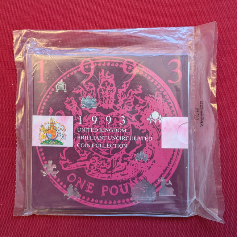 1993 •EEC 50p• FACTORY SEALED Royal Mint coin year set