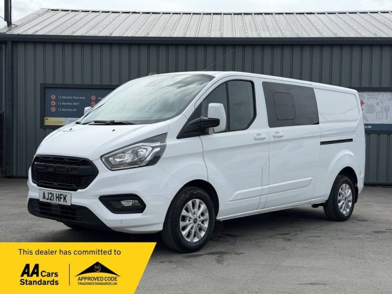 2021 Ford Transit Custom 2.0 320 EcoBlue MHEV Limited Crew Van Double Cab 5dr Diesel Manual L2 H1...