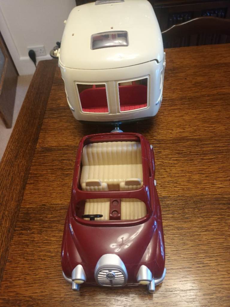 SYLVANIAN FAMILY CARAVAN AND CAR