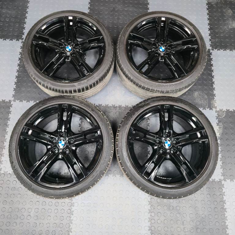 Genuine BMW 819M 18" Alloy Wheels M135i 1 2 Series F40 F44 F45 F46 G42 Black