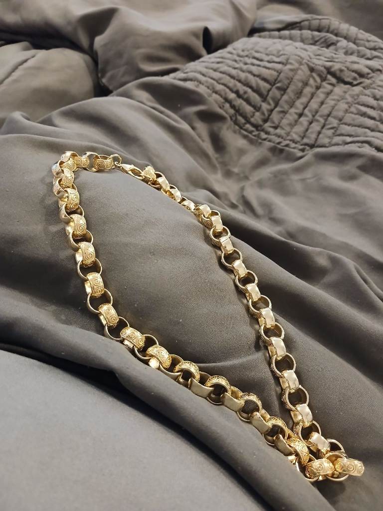 Belcher chain braclet and rings