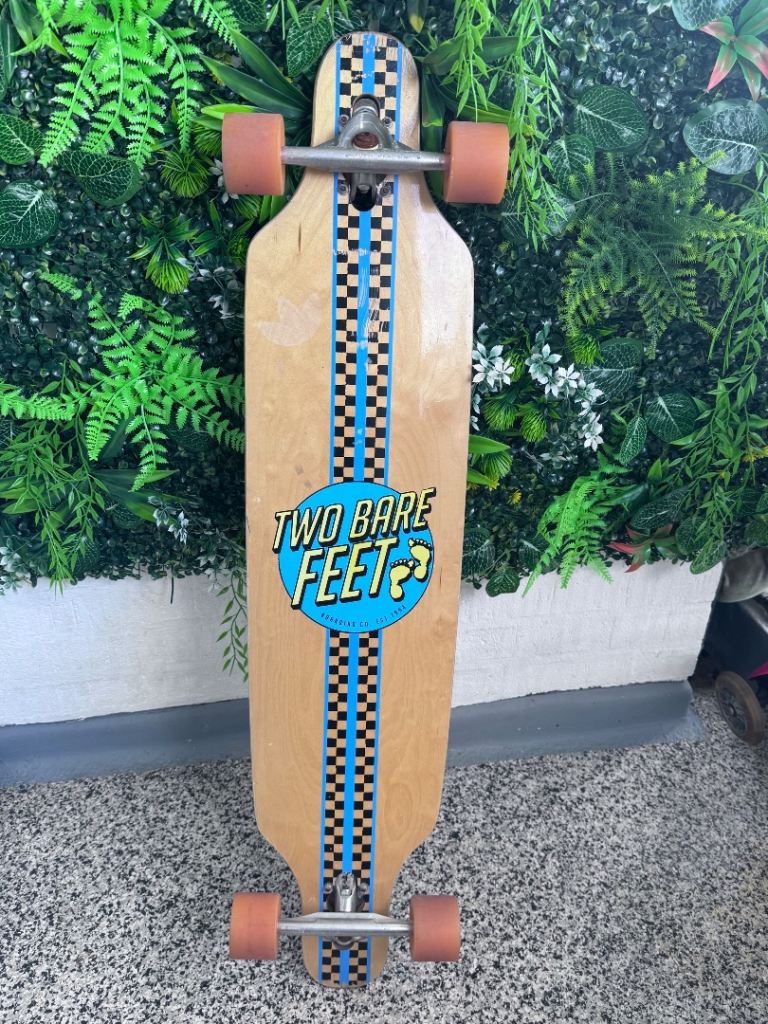 Two Bare Feet Longboard Skateboard – Good Condition