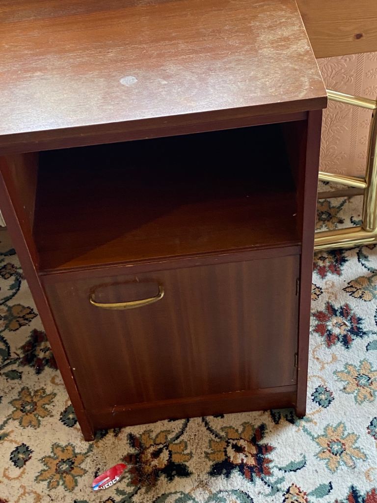 Solid wood bedside cabinet  retro