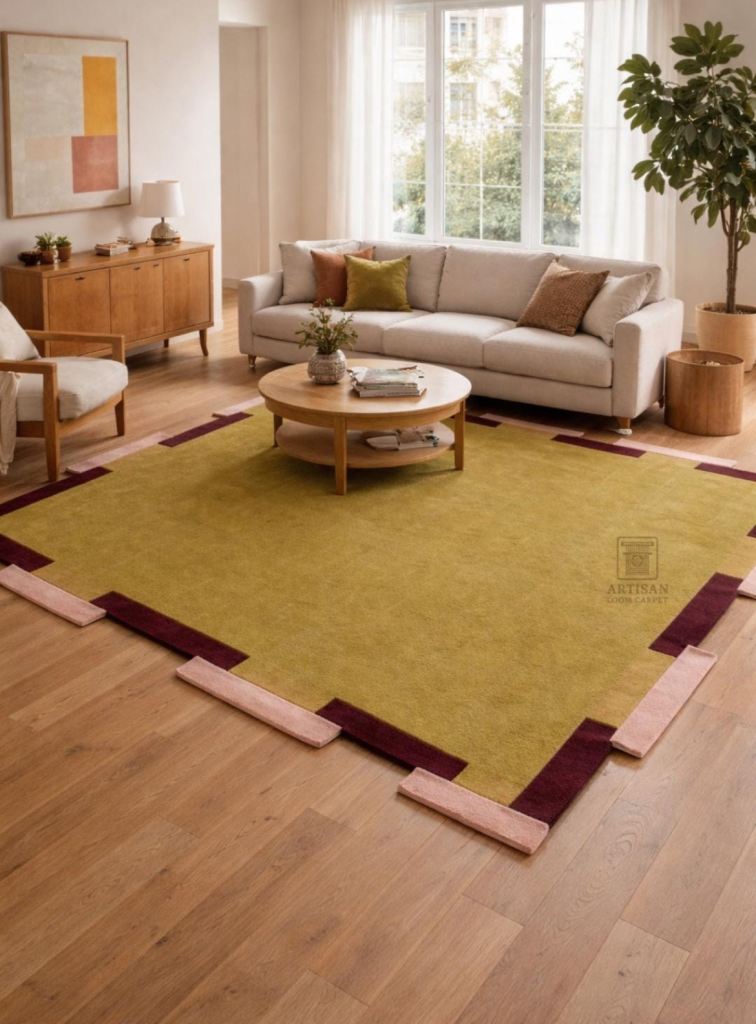 Wool Gold rug 