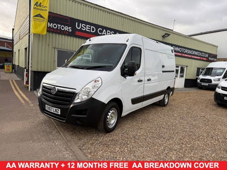 2018 67 VAUXHALL MOVANO 2.3 CDTI 3500 BITURBO PANEL VAN 5DR DIESEL MANUAL FWD L2