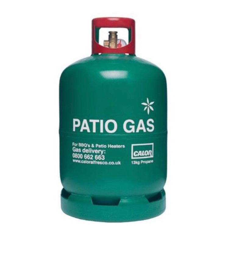 2 x Calor 13kg Patio Gas Bottle used 