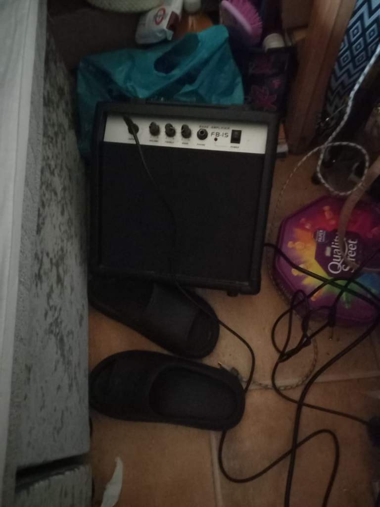 Bass Guitar & Amp Previously Used