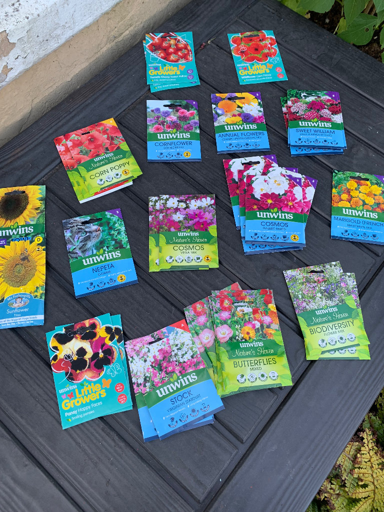 Seed packets - 5 for £2