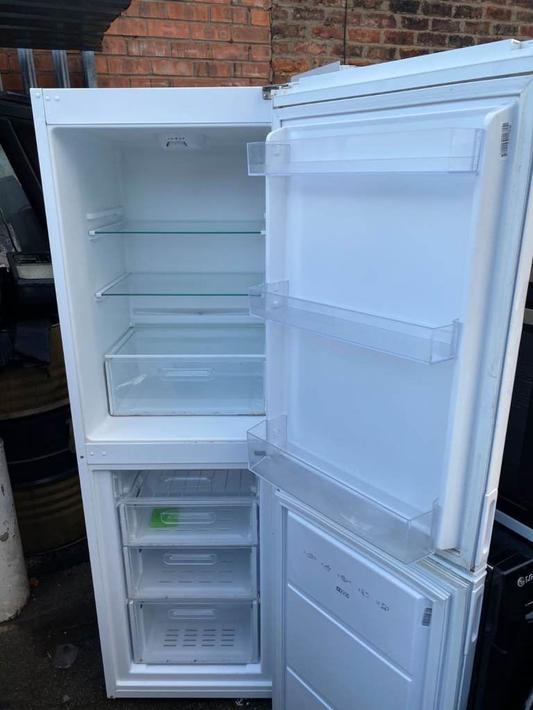 Swan White Fridge Freezer - Clean & Ready To Go