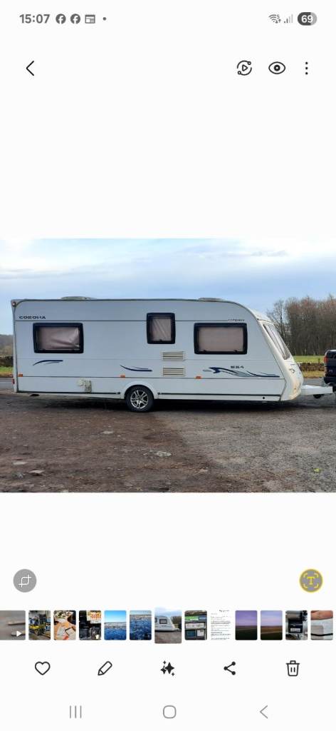 Corona compass 4 berth touring caravan 