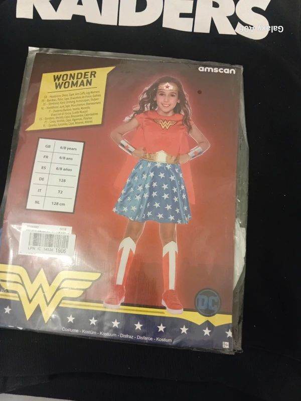 Girls Wonder Woman Costume 6-8yrs